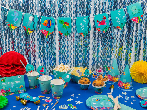 Cupcake liners Underwater World - 6 db.