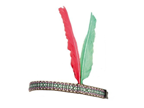 Indián fejpánt 2 tollal - 1 db.