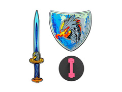 Sárkány viking szett - habkard és pajzs