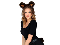 Teddy maci készlet barna