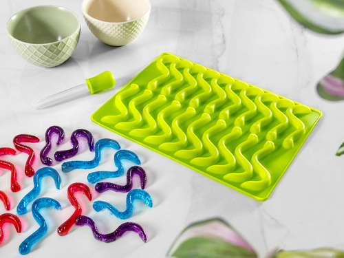 Formázó giliszták zselés babhoz, jéghez, csokoládéhoz