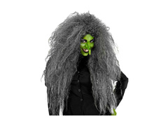 Szürke nagy frisé paróka