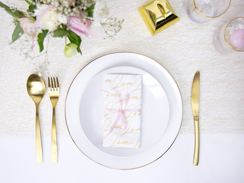 Asztali futó díszítés arany - 9 m - 1 db.