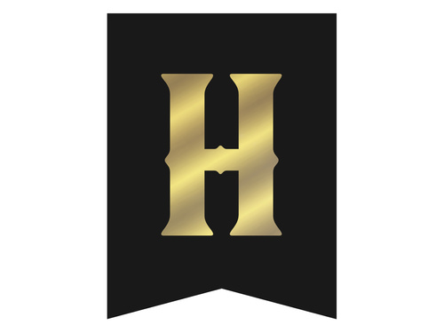 Halloween arany banner - 1 db.