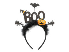 Boo Pumpkin Halloween fejpánt - 1 db.