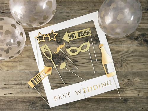 Fotó kellékek szelfi kerettel - 12 db.