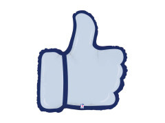 Fólia lufi "Lajk" - hüvelykujj felfelé - 24" - 1 db.
