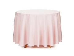 Piszkos rózsaszín kerek terítő - 230 cm - 1 db.