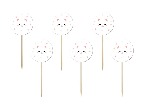 Édes cicás tortabevonó - 6 db.