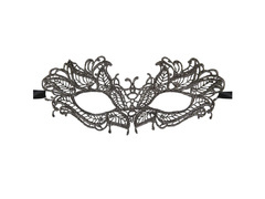 Grafit csipke maszk - 1 db.
