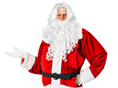 Mikulás paróka és szakáll - 1 szett.