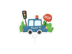 Rendőrségi autó gyertya - 1 db.