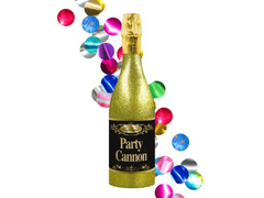 Lövőcső Champagne - konfetti színes körök - 32 cm - 1 db.