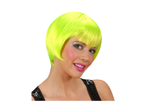 Neonzöld Rave Girl paróka