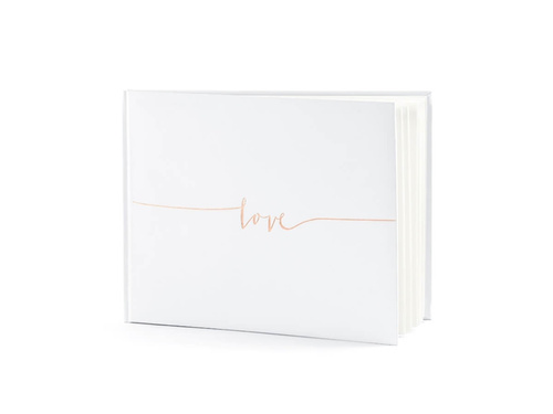 Szerelem esküvői vendégkönyv - 22 lap