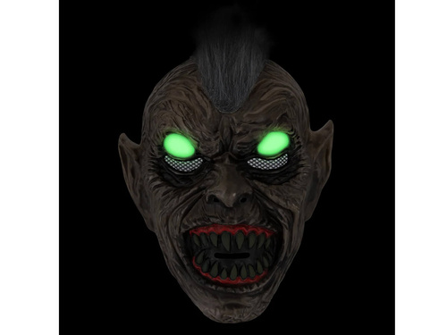 Goblin maszk fluoreszkáló szemekkel - 1 db.