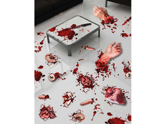 Amputált szerv matricák Halloweenre - 2 db.