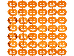 Halloween függöny - ajtófüggöny - Tök - 100 x 200 cm