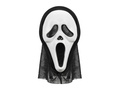 Sikoly maszk csuklyával Halloweenre - 1 db.