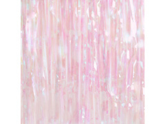 Függöny - ajtófüggöny fehér holografikus - 100 x 250 cm