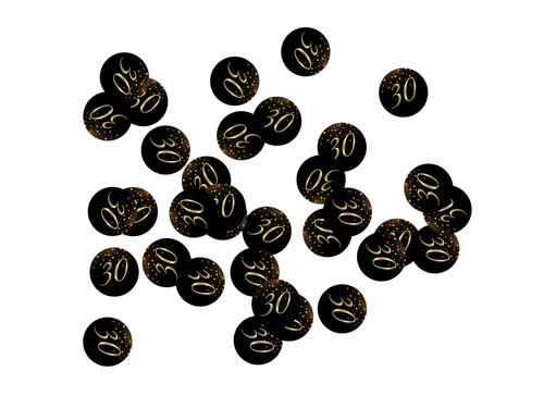 Konfetti Sparkling na trzydzieste urodziny - 36 szt.