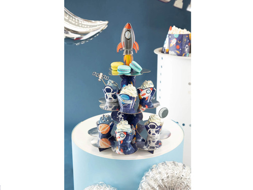 Cosmos cupcake flitteres állvány - 1 db.