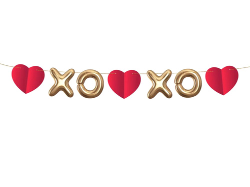 XoXo papírfüzér - 2 m - 1 db.