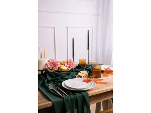 Palackzöld asztali futó dekoráció - 48 cm x 5 m - 1 db.