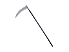 Műanyag összecsukható kasza - 102 cm