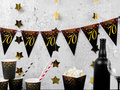Csillogó zászlós banner 70. születésnapra - 5m