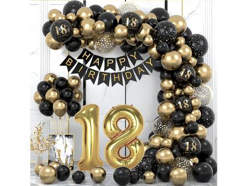 Tizennyolc lufi girland lufi készlet - 80 db.