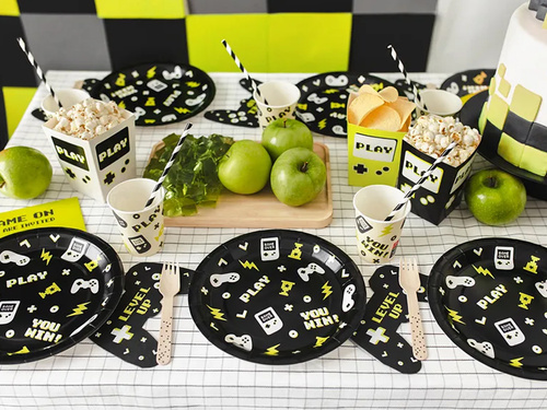 Játék popcorn dobozok - 6 db.