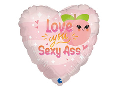 'Love you Sexy Ass' fólialufi - 46 cm - 1 db.