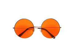 Hippi szemüveg narancssárga - 1 db.