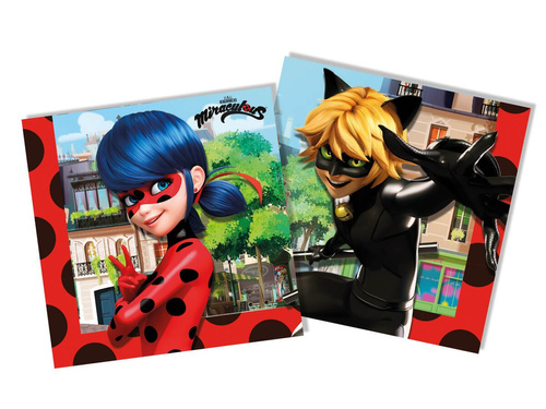 Miraculum születésnapi szalvéták - 33 cm - 20 db.