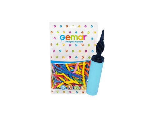 Modellező gyurma, tubusos - kevert színek - pasztell - 100 db. + szivattyú