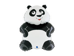 Fólia lufi Panda medve - 49x63 cm - 1 db