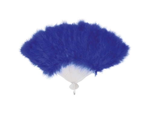 Kék tollas legyező - 1 db.