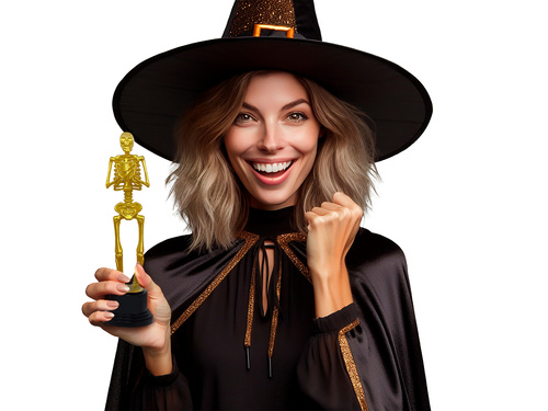 Legjobb jelmez szobrocska - 1 db.