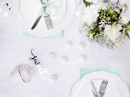 3 rétegű szalvéta 33 cm, menta - 20 db.