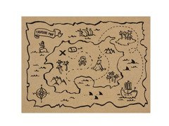 Kalózok papír tányéralátét - 40 x 30 cm - 6 db.