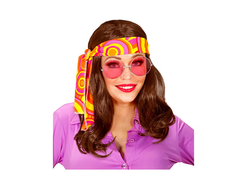 Bronz 1970-es évek Disco Fever Hippie paróka. egy zenekarral