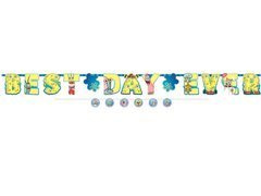 Best Day Ever Spongyabob Kanciastoporty banner - 320 cm - 1 db.