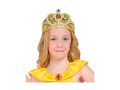 Arany tiara ékszerekkel