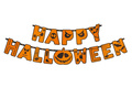 Happy Halloween banner - 185 cm - 1 db.