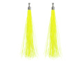 Neonsárga bojtos fülbevaló - 1 pár.