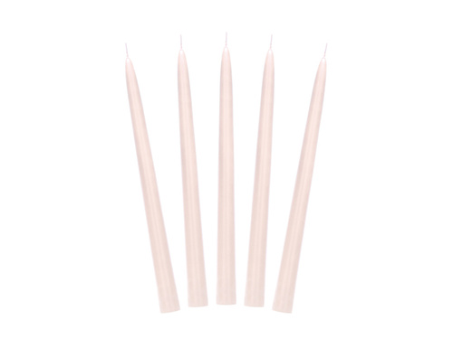 Fagyasztott kúp alakú gyertya - 24 cm - 10 db.