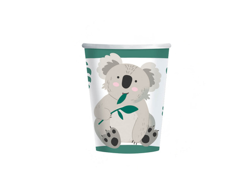 Koala papírpoharak - 250 ml - 8 db.