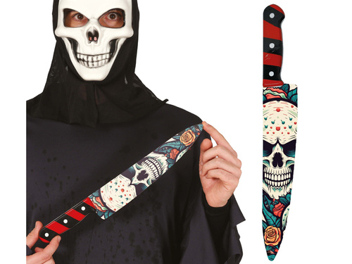 Halloween koponya kés - 1 db.