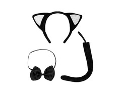 Fekete cica szett - 1 kpl.